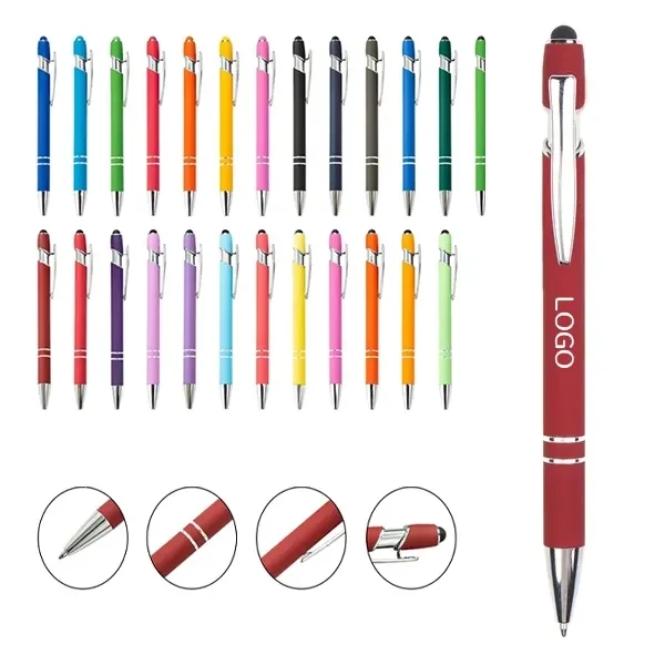 Aluminum Retractable Stylus Pen with Smooth Writing 1