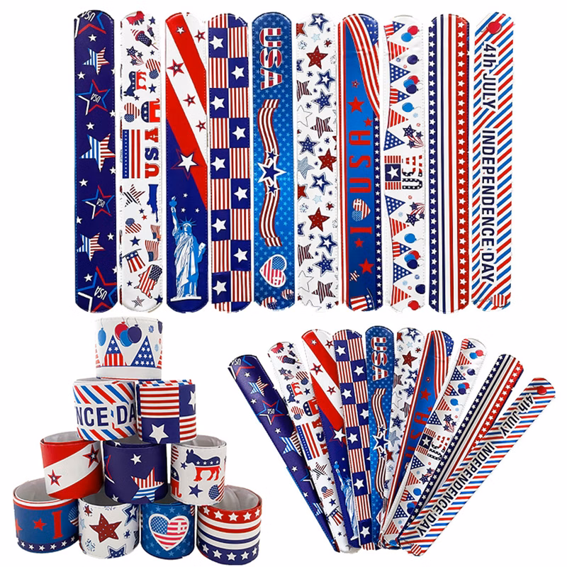 USA Independence Day Slap Bracelet