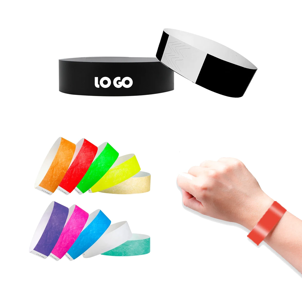 DuPont Event Paper Bracelet Wristband 1