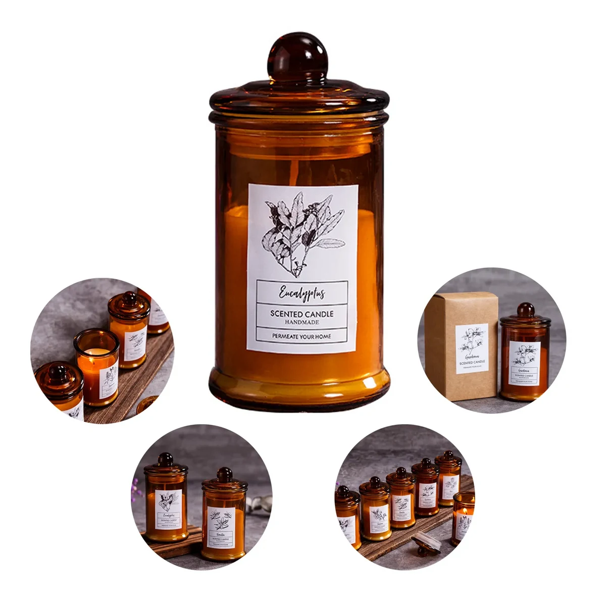 Aromatherapy Candles Jar 1