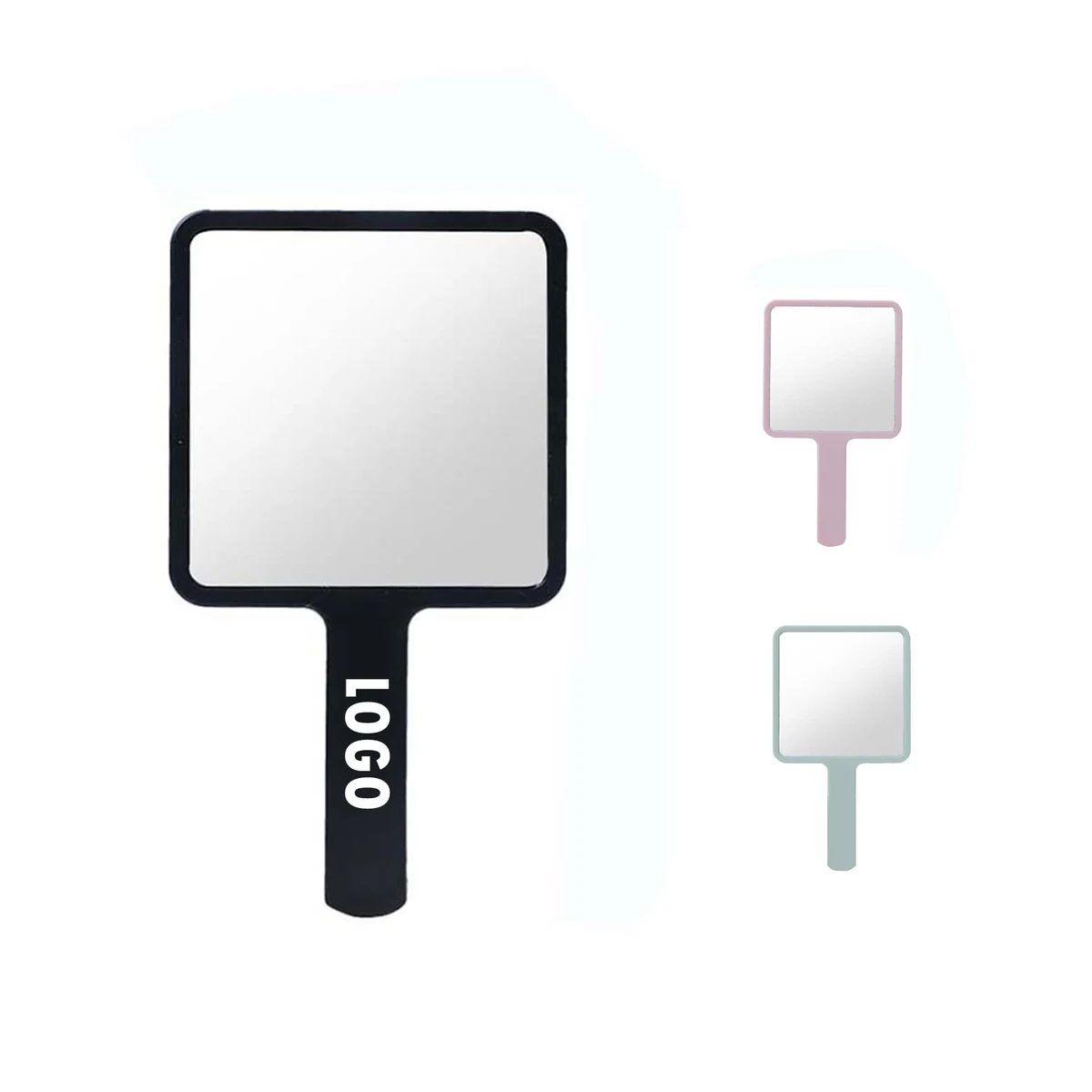 Handheld Square Makeup Mirror 1