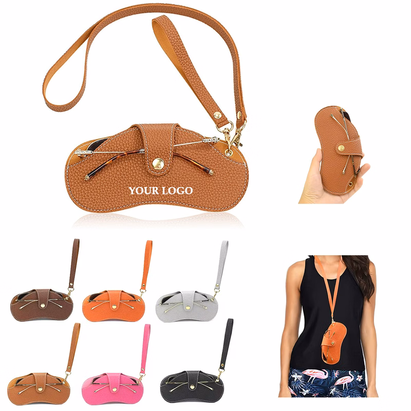 PU Leather Women Sunglasses Bag