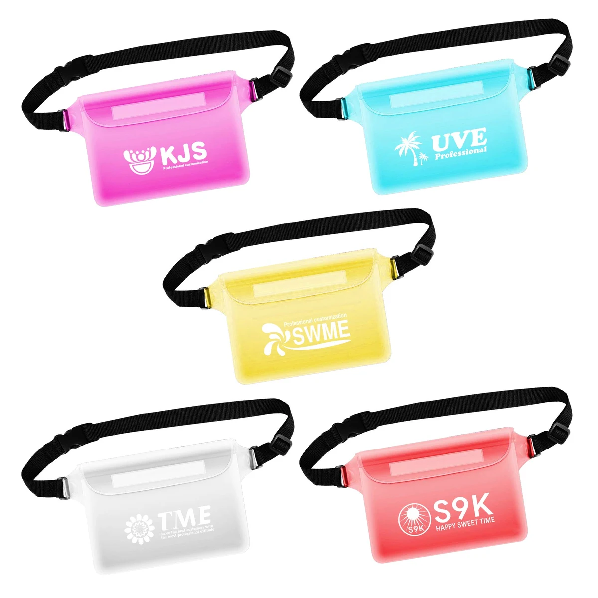 Waterproof Cell Phone Dry Bags With Adjustable Waist Strap 1