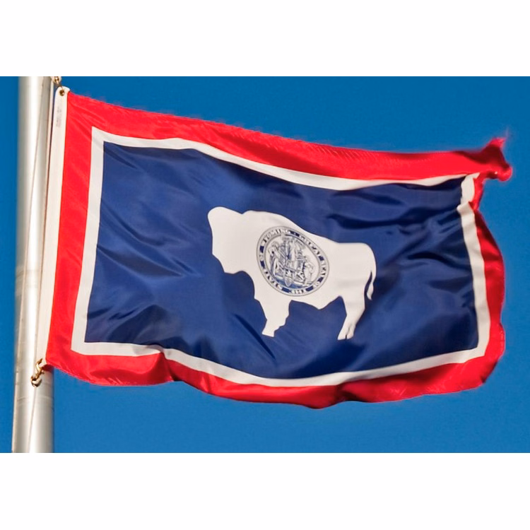 Wyoming State Flag - 2' x 3' - Nylon