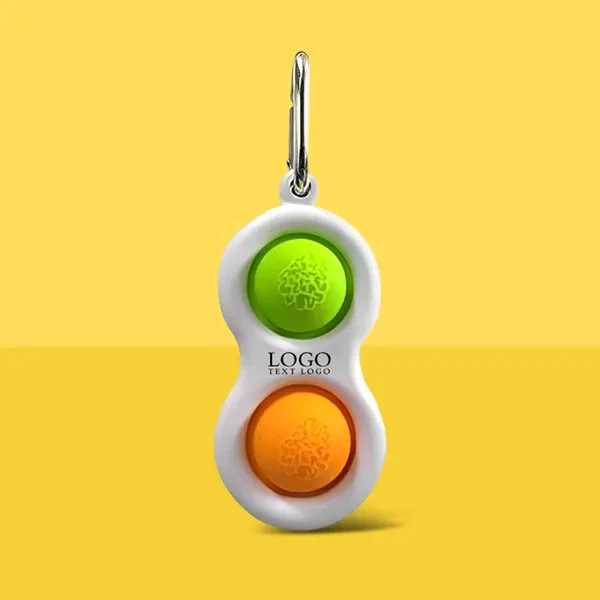 Push Pop Bubble Fidget Toy Keychains 1
