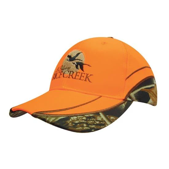 Luminescent Cap with Leaf Camouflage Inserts 1