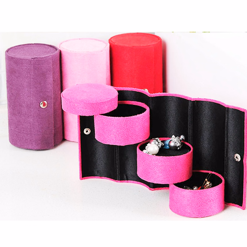 Travel Accessory Storage Box Jewelry Organizer
