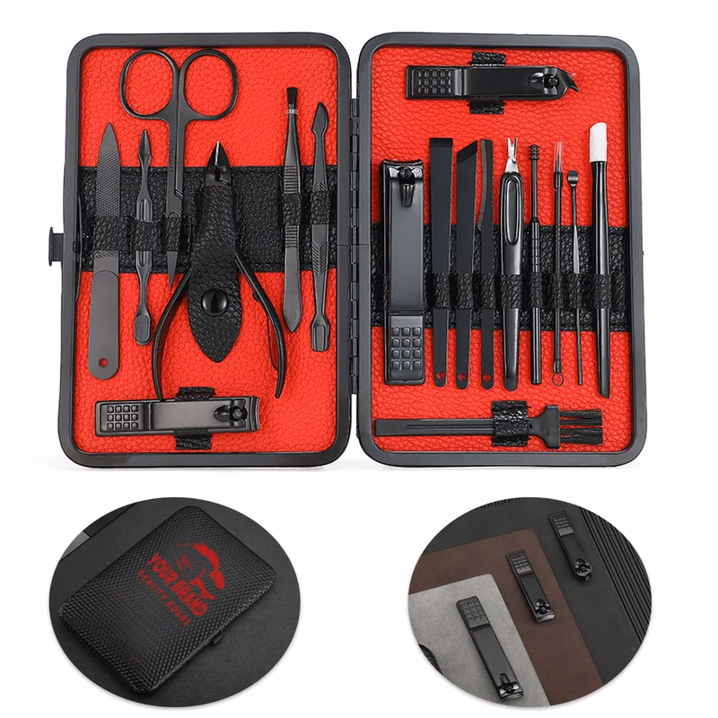 12/17 Pieces Professional Clipper Kit Nail Cutter Set