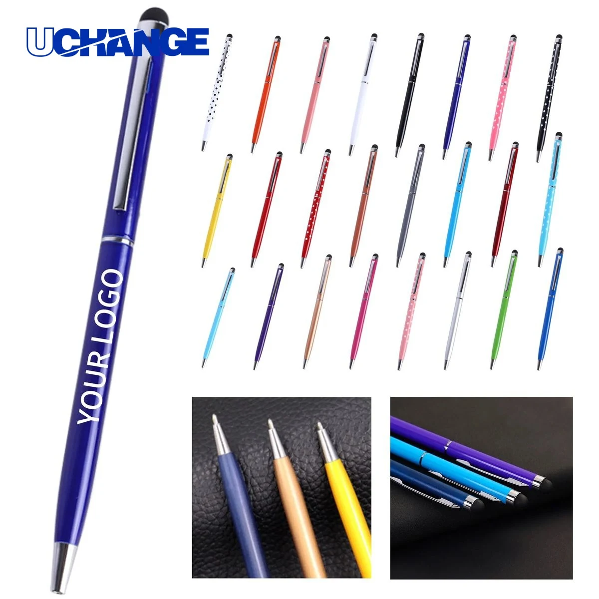 Metal Stylus Ballpoint Pen with Clip 1