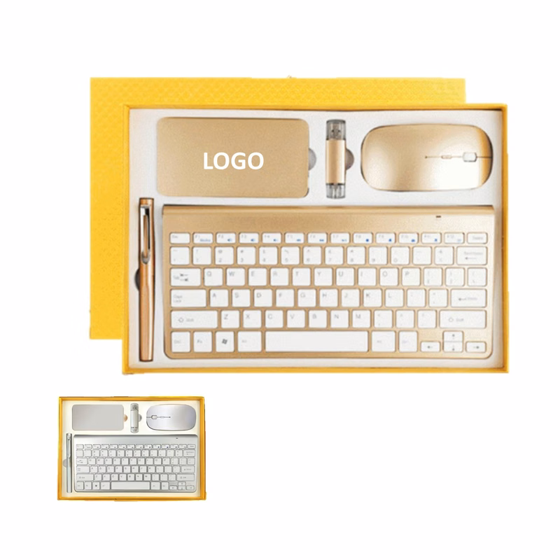 Business Gift Set Keyboard Power Bank Pen Mouse Usb Drive