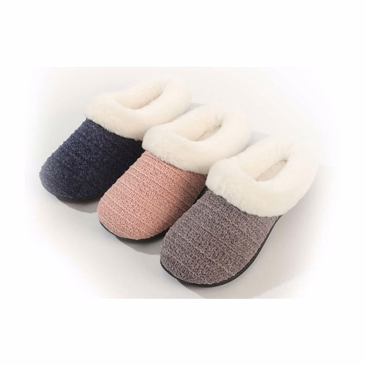 Women's Warm and Comfortable Winter Fur Clog Slippers Assorted S-2XL