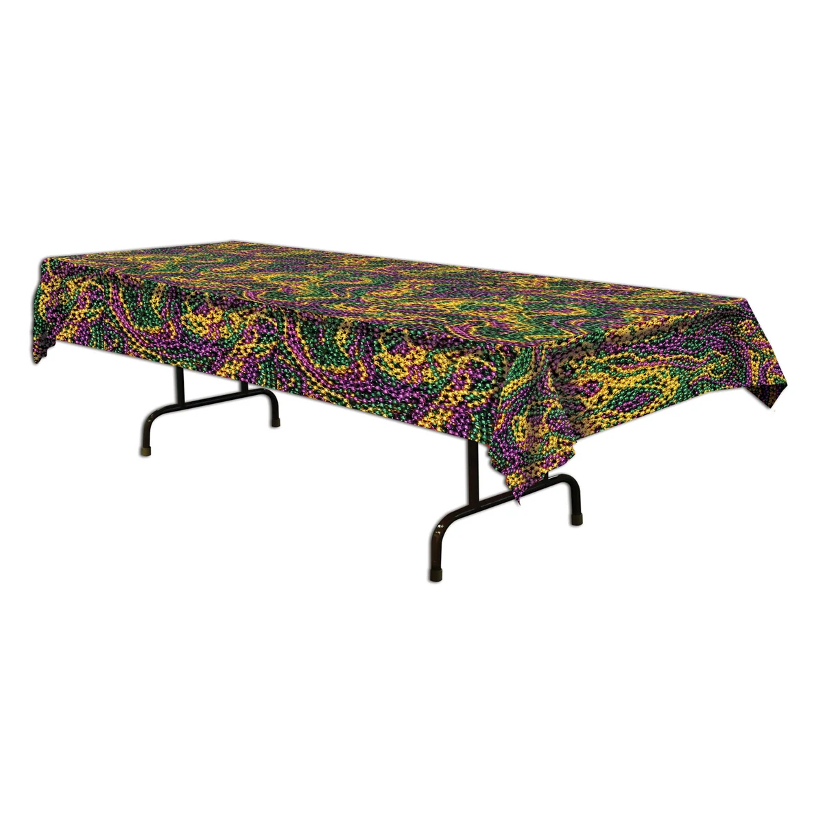 Mardi Gras Beads Table Cover 1
