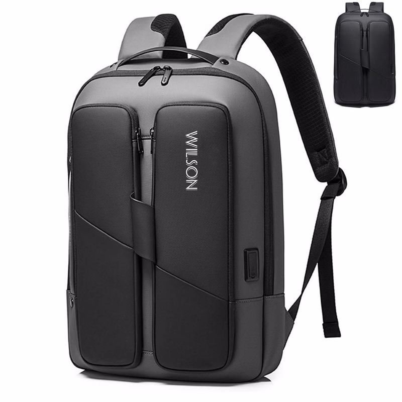 Nylon Waterproof Vackpack with USB Charging Port