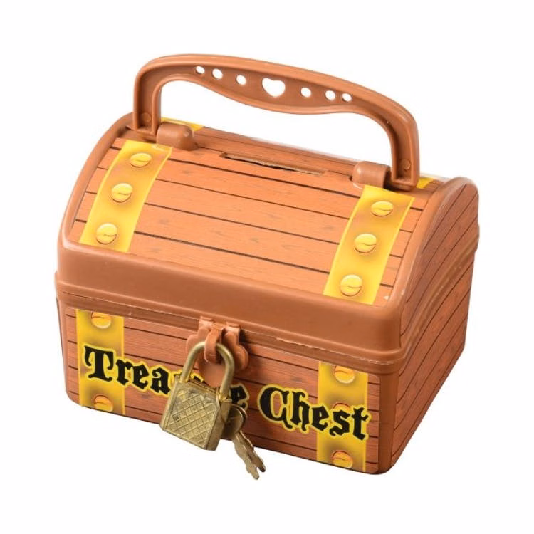 Pirate Treasure Chest Coin Banks
