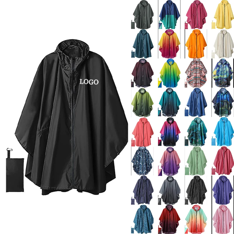 Unisex Hooded Poncho 1