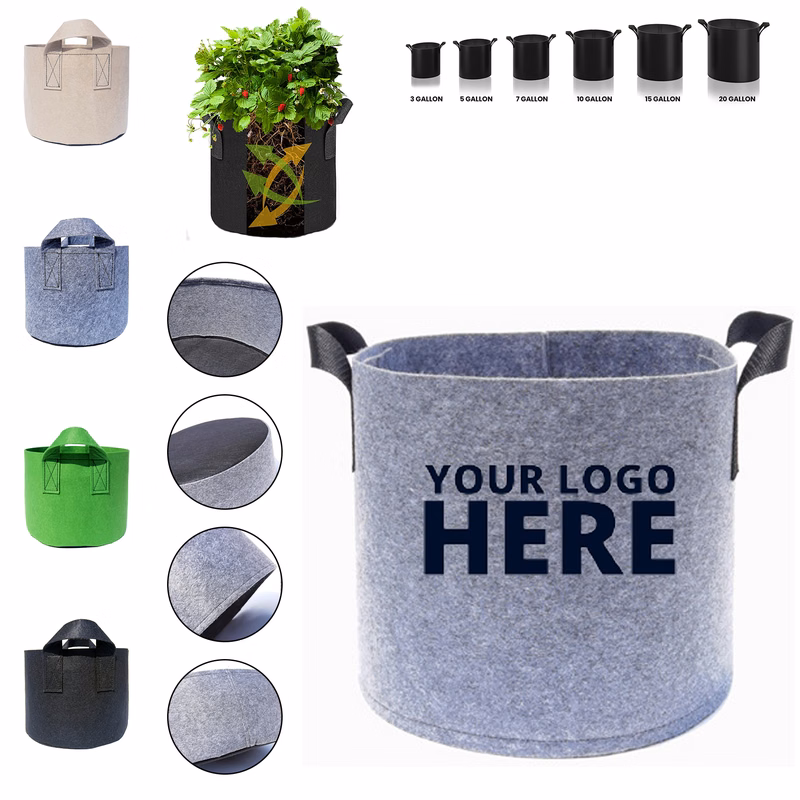 3 Gallons Fabric Garden Plant Grow Pot With Handles