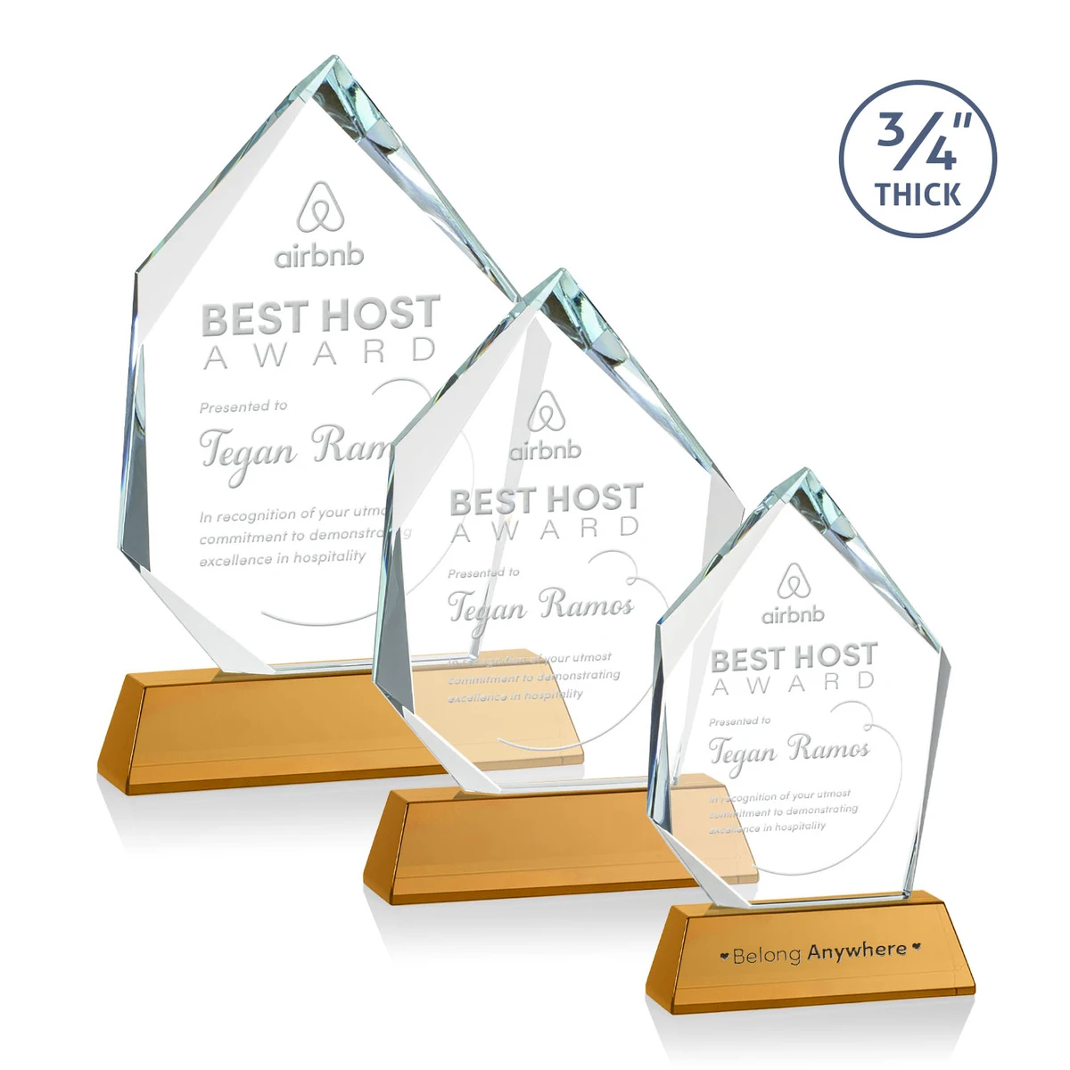 Deerhurst Ice Peak Award on Newhaven - Amber 1