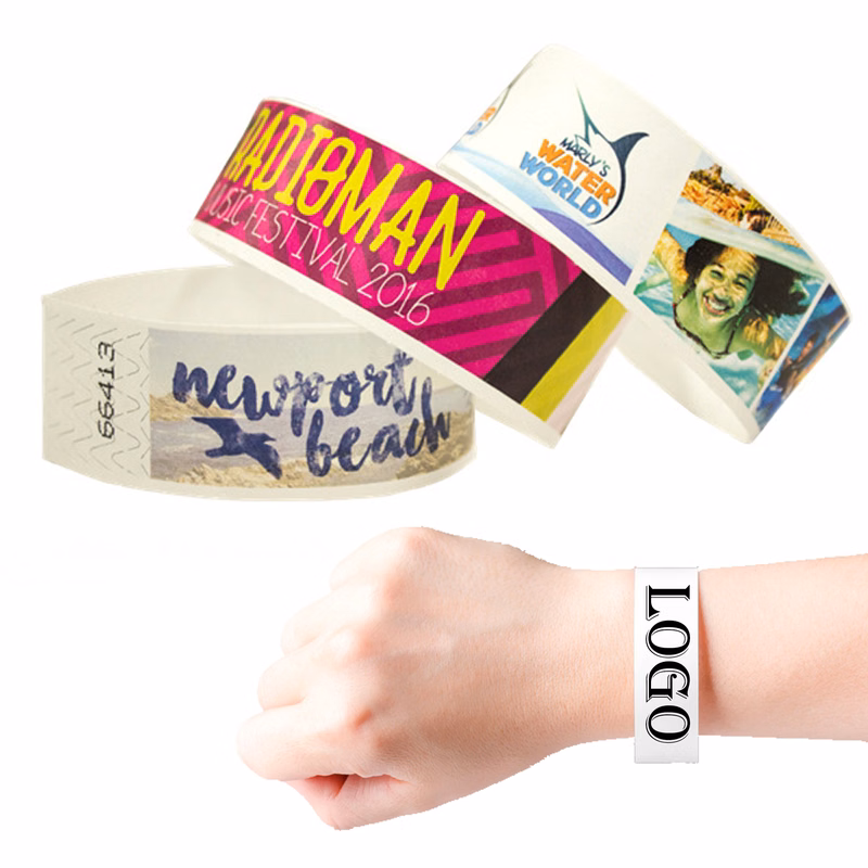 Tyvek Wristbands for Events MOQ50