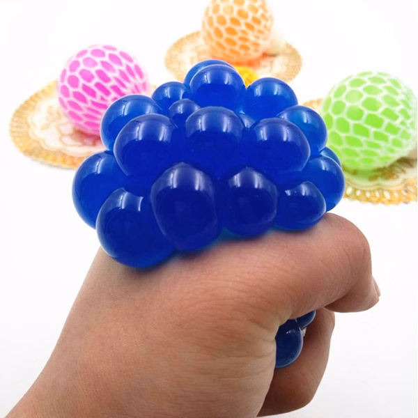 Stress Reliever Grape Balls Mesh Toys