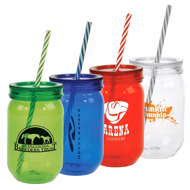 24 Oz. Jammer Mason Acrylic Jar