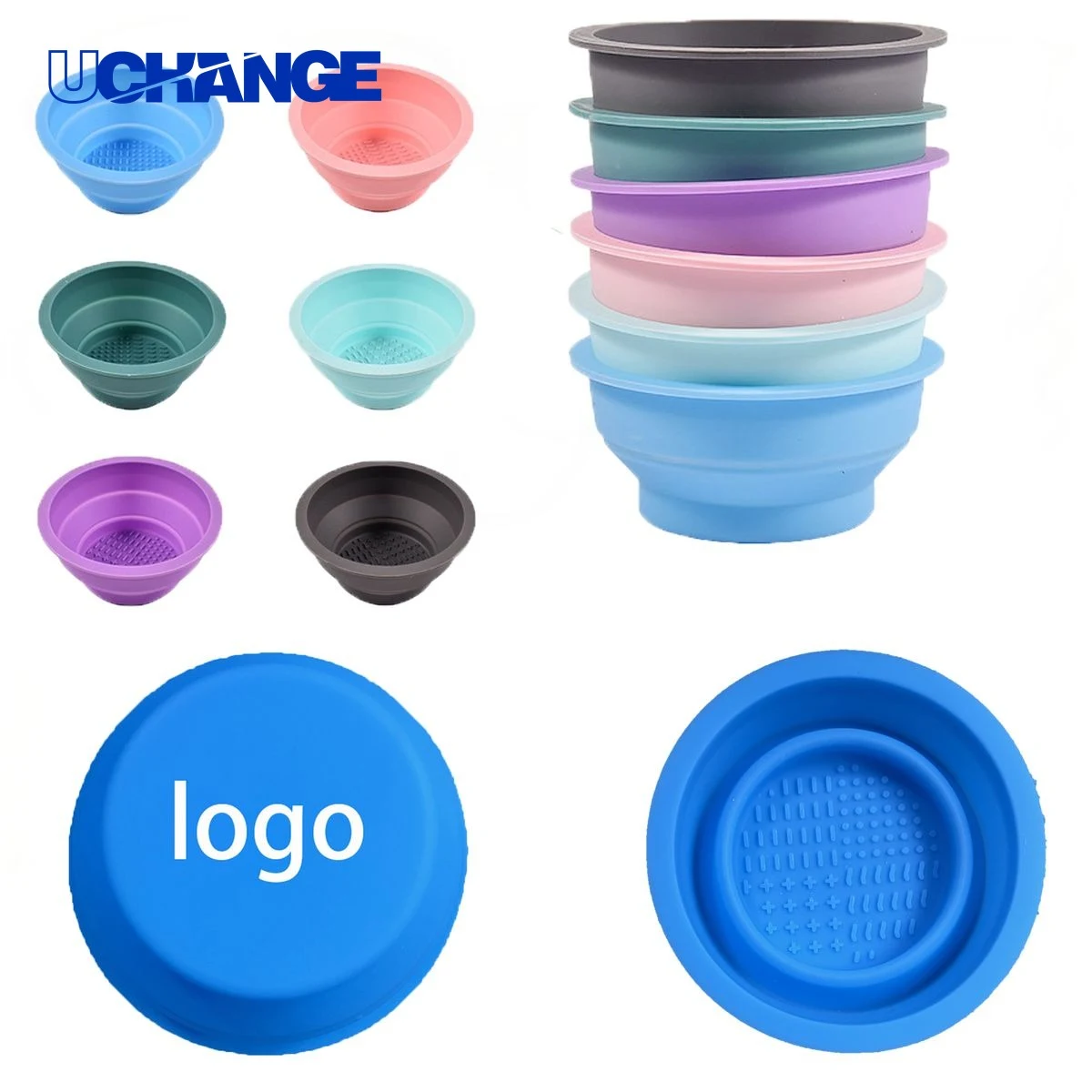 Foldable Silicone Pet Drinking Cup for Travel Use 1