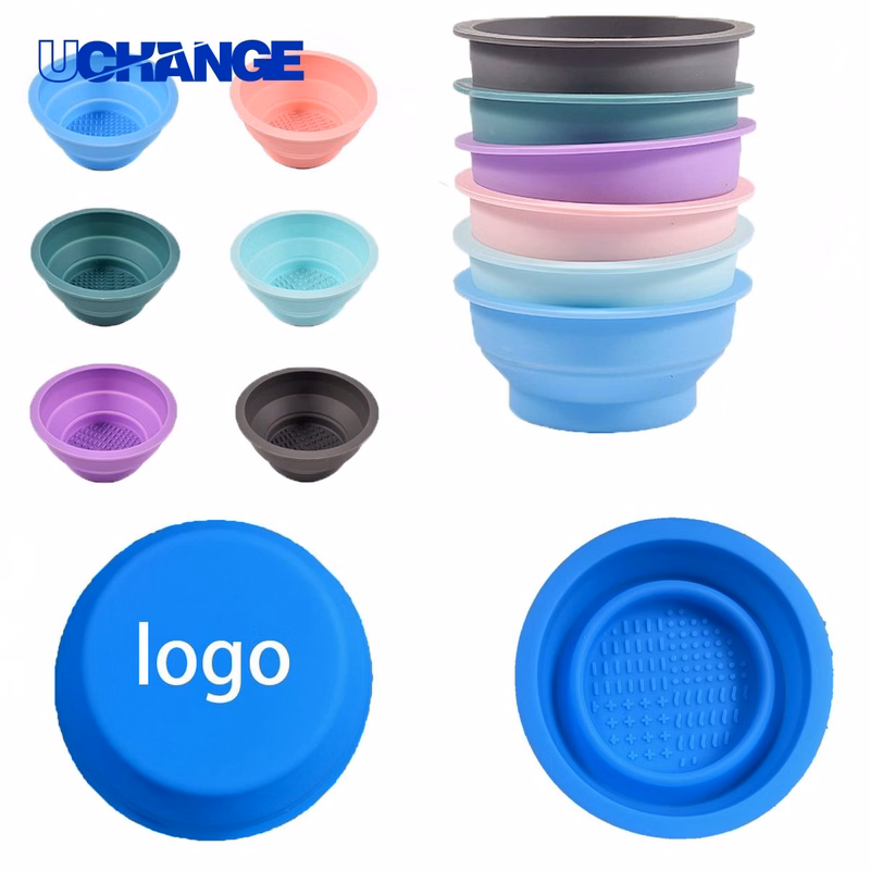 Foldable Silicone Pet Drinking Cup for Travel Use