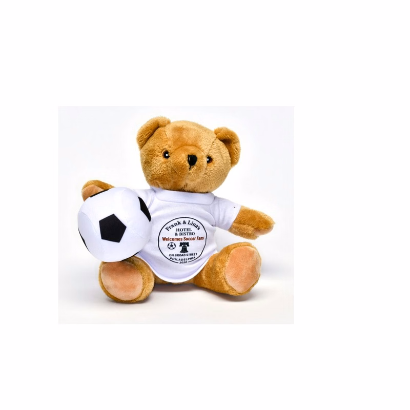 10" Soccer Bear