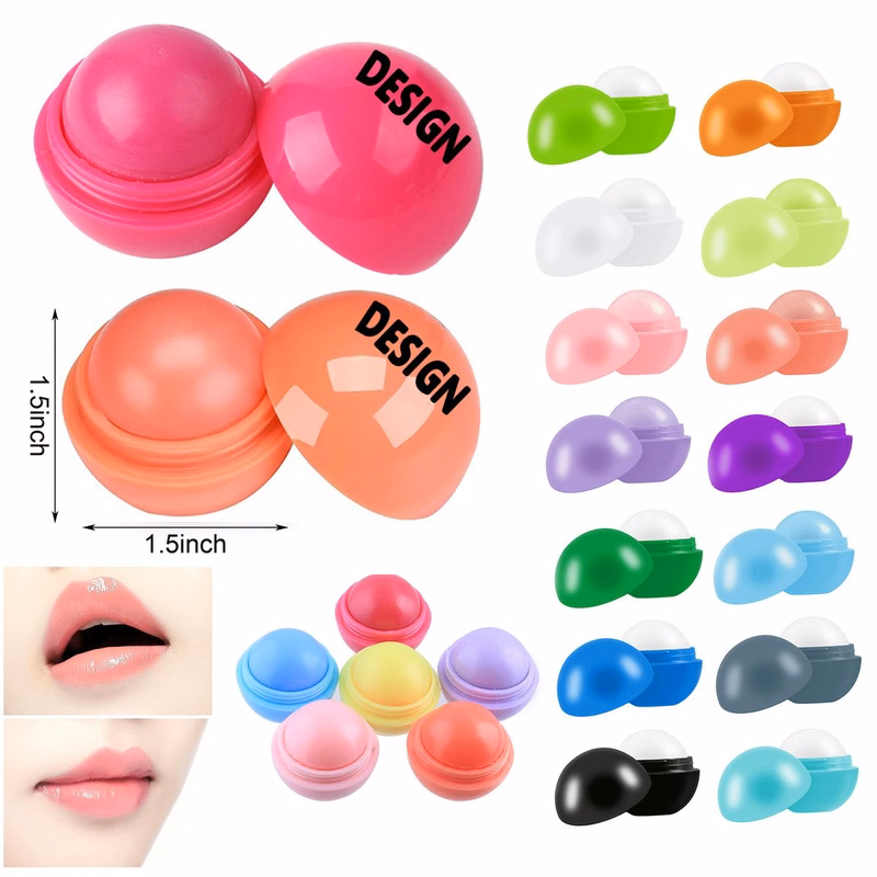 MOQ50 Generic Ball Case Scented Lip Balm