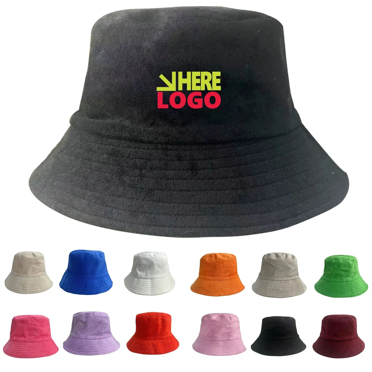 UV Protection Outdoor Terry Bucket Sun Packable Summer Hat 1
