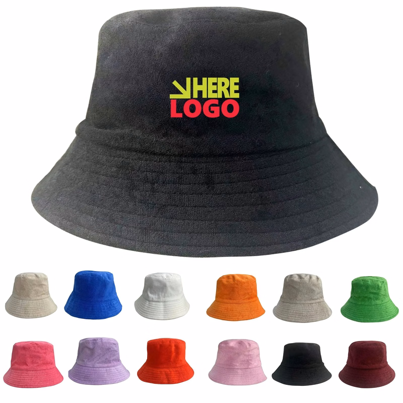 UV Protection Outdoor Terry Bucket Sun Packable Summer Hat