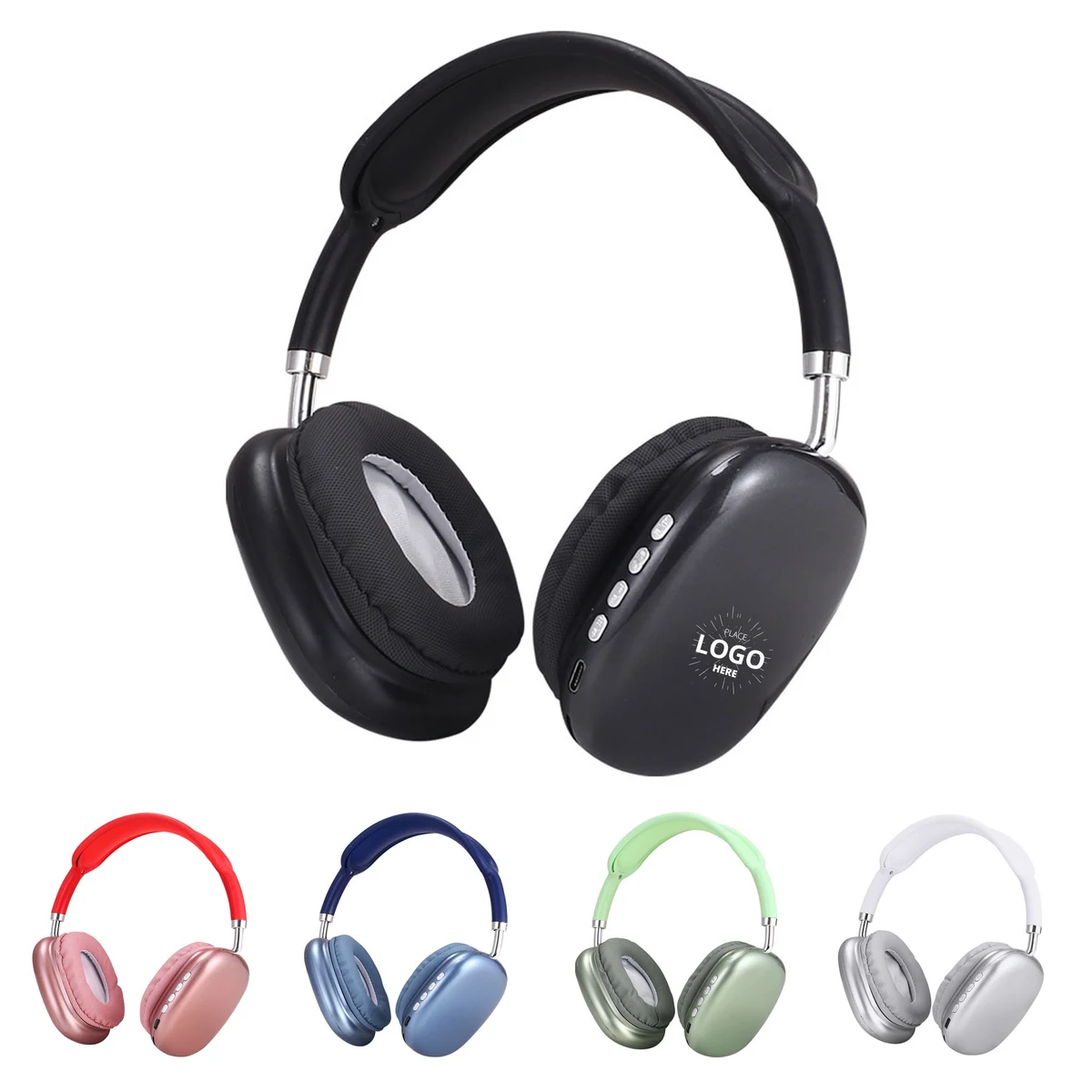 Adjustable PVC Bluetooth Headphones 1