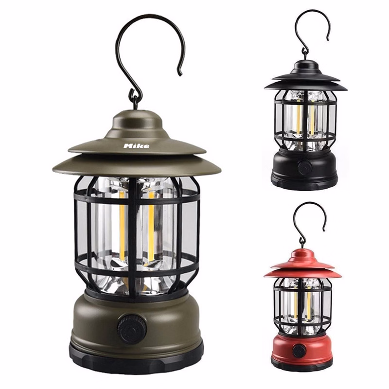 Rechargeable Camping Light with Hand-Cranked