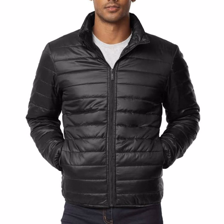 Men's Lightweight Puffer Jackets - Medium Black