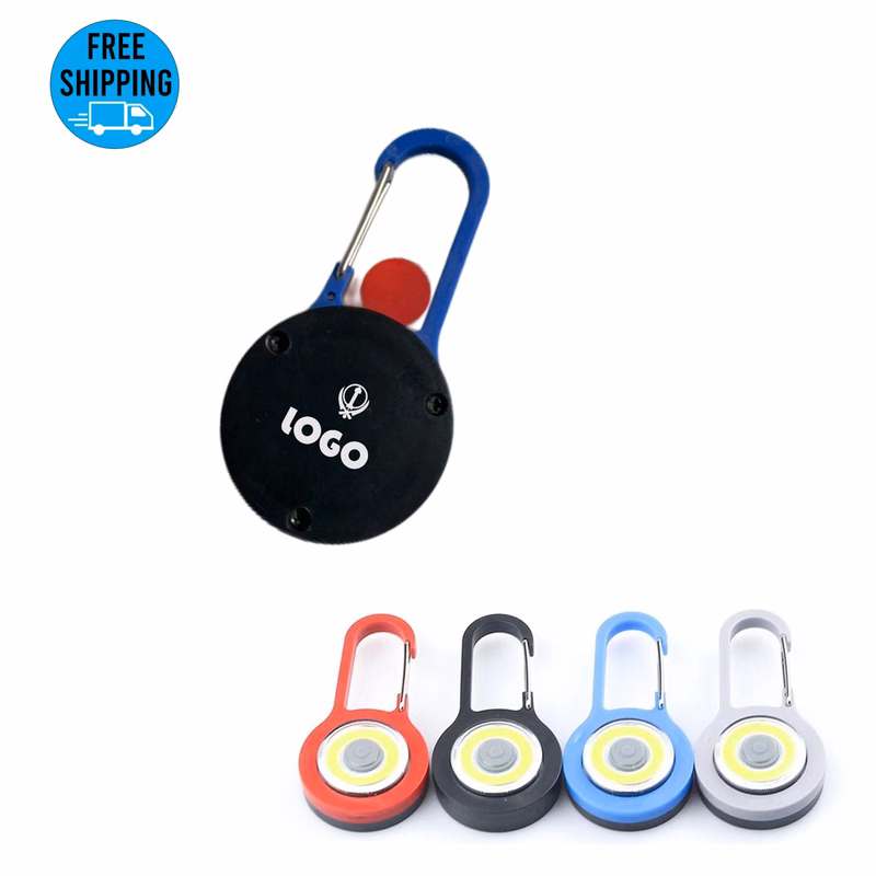 COB Carabiners flashlight/Pocket Torch Lamp