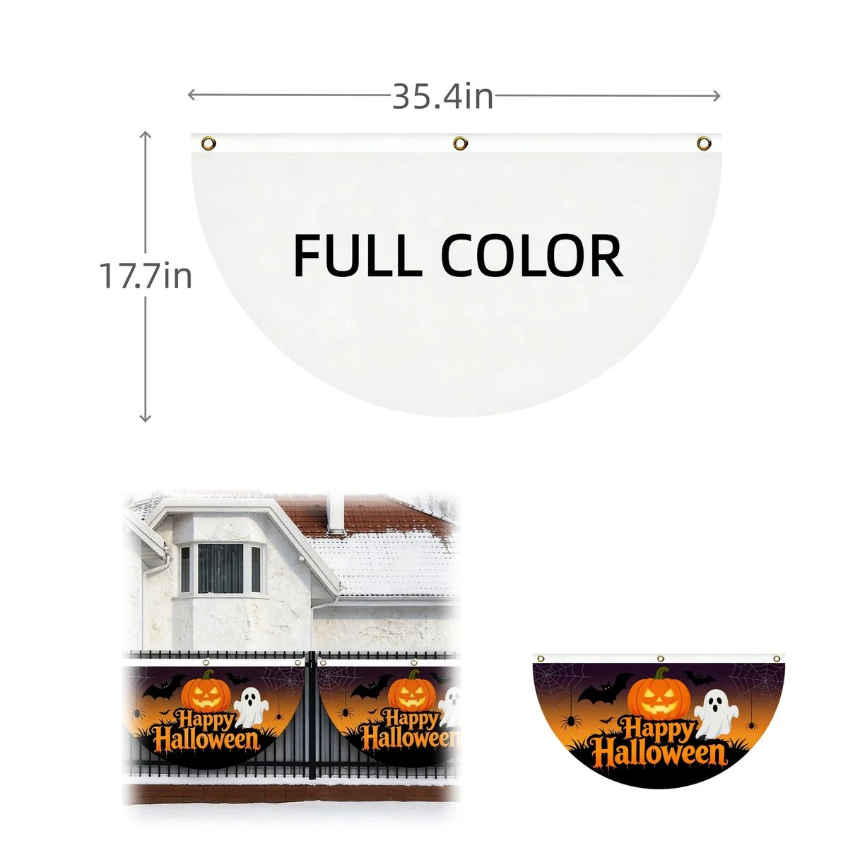 Customizable Fan-Shaped Flags 1