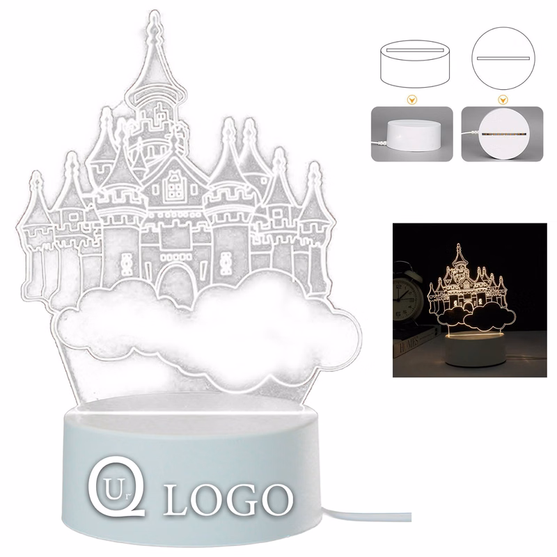 Castle Series Acrylic Led Nightlight