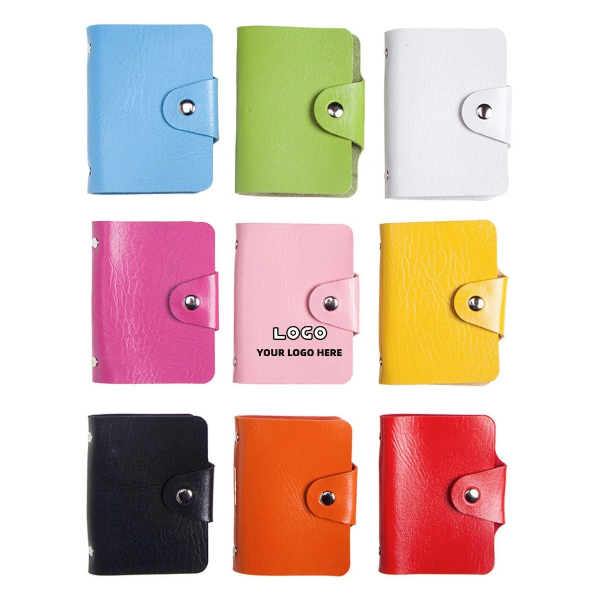 Custom Multi-Color PU Card Wallet 1