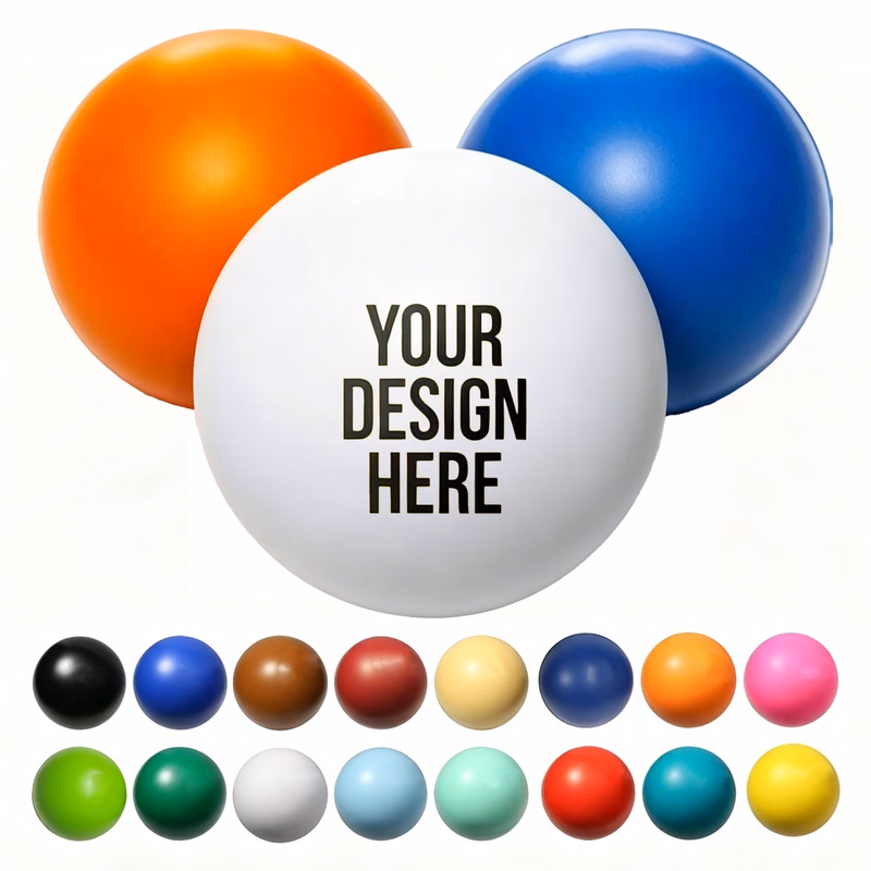 Custom PU Round Shaped Stress Balls
