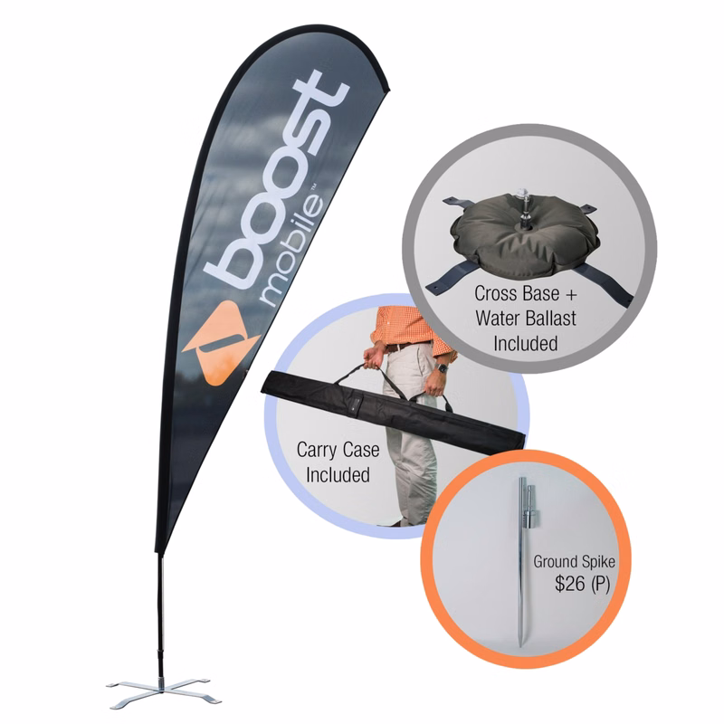 Teardrop Banner (Single Sided)
