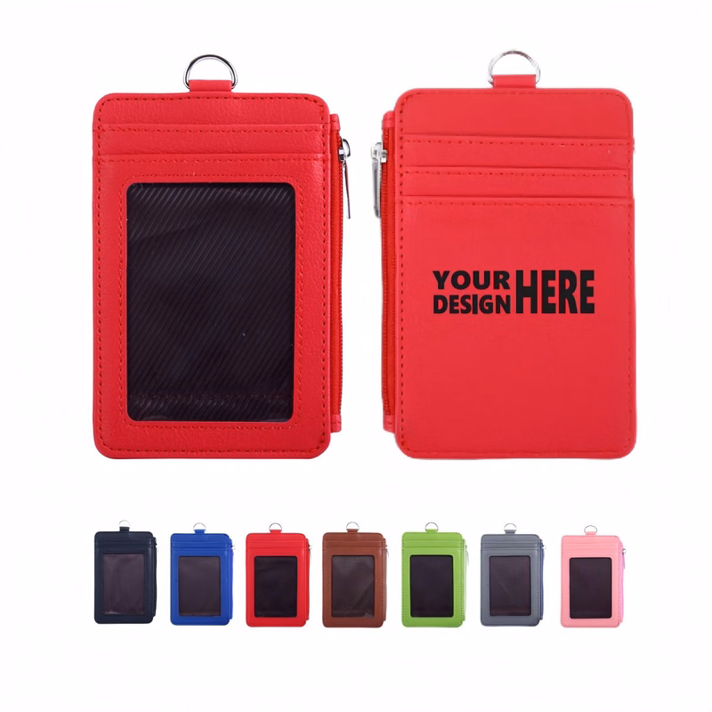 MOQ10 Leather ID Badge Holder