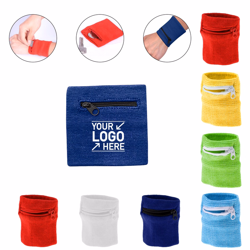 Stretch Wristband With Pocket