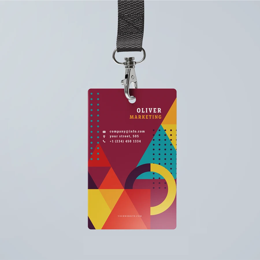 Full Color 6"H x 4"W PVC Card 1