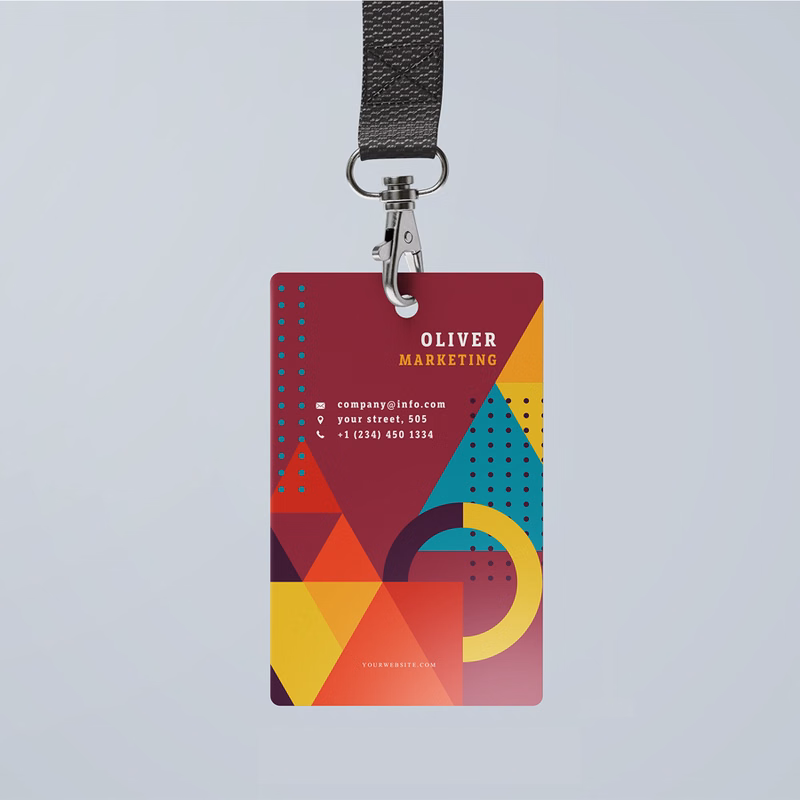Full Color 6"H x 4"W PVC Card