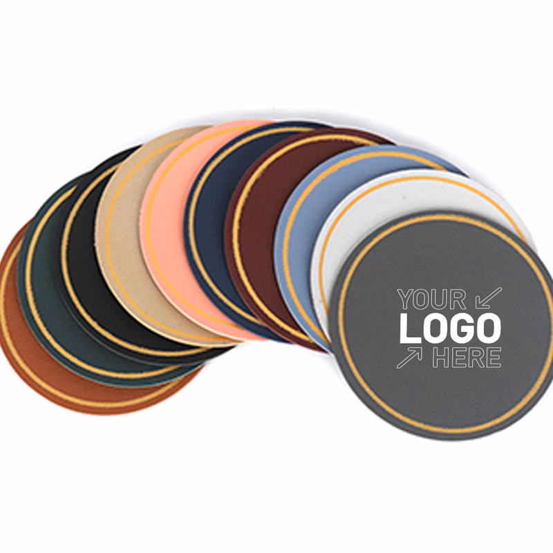 Creative Gold Edge Round Cup Mat