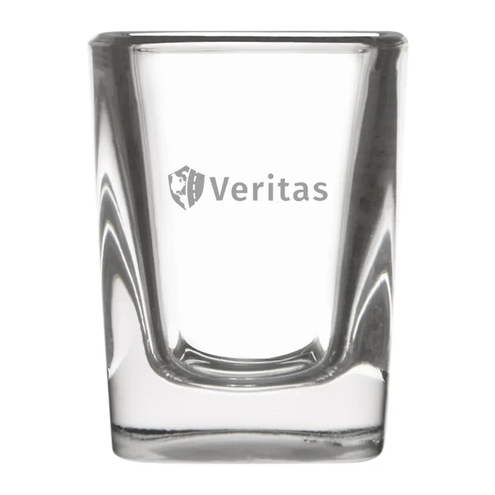 2oz. Square Shot Glass 1