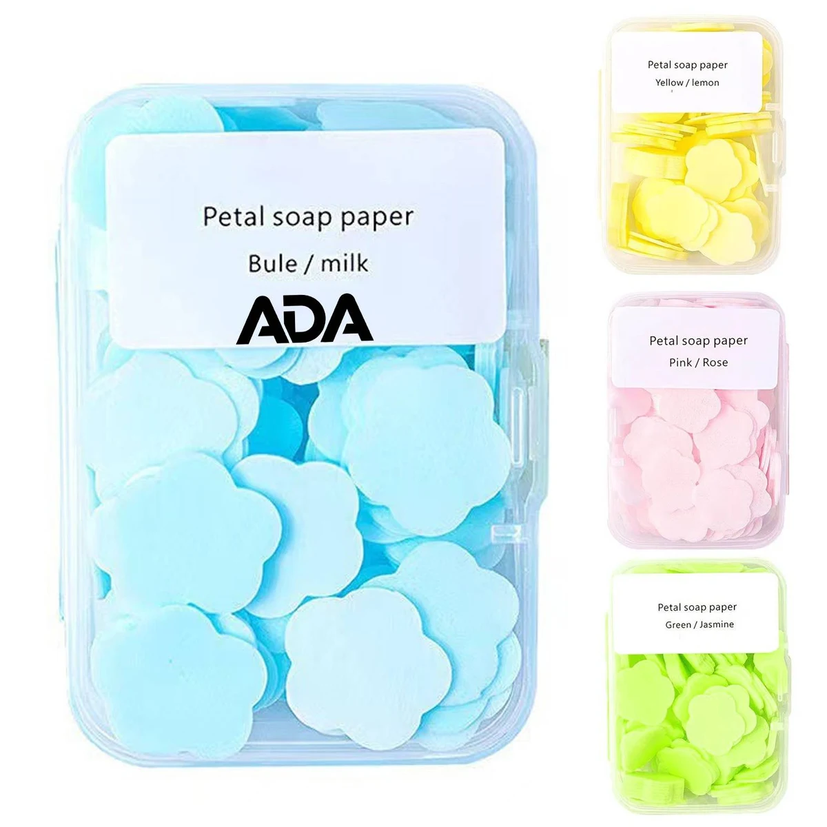 80Pcs Portable Antibacterial Soap Sheets 1