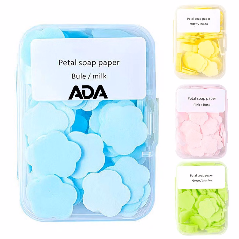 80Pcs Portable Antibacterial Soap Sheets
