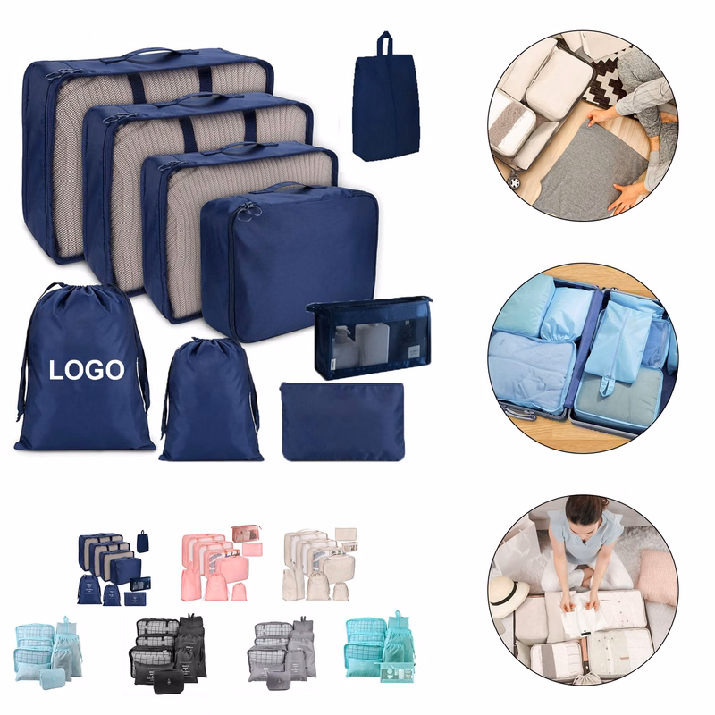9 Sets Travel Packing Cubes
