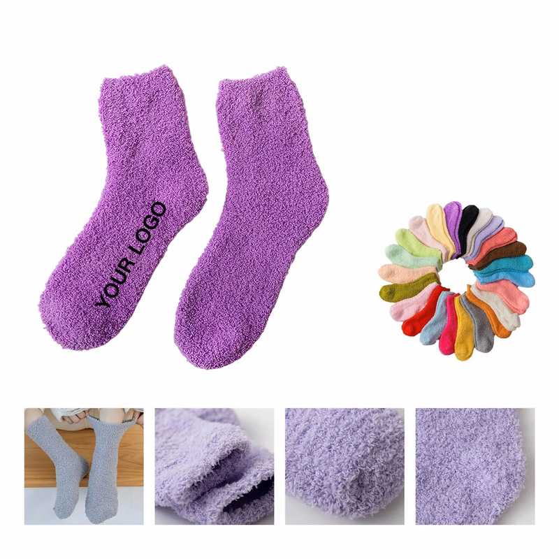 Soft Microfiber Socks for Gift or Home Use