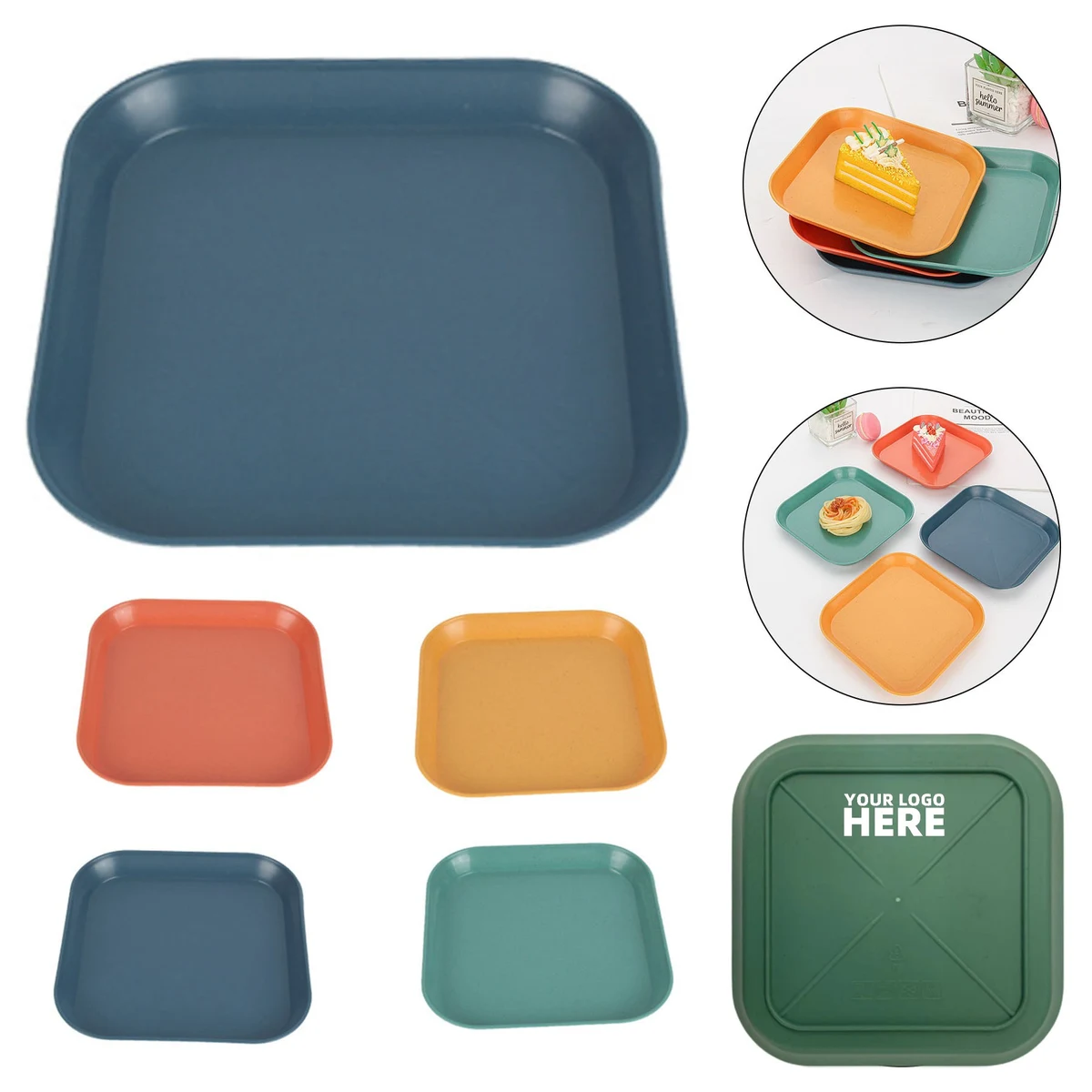 Durable Wheat Straw Plate 1